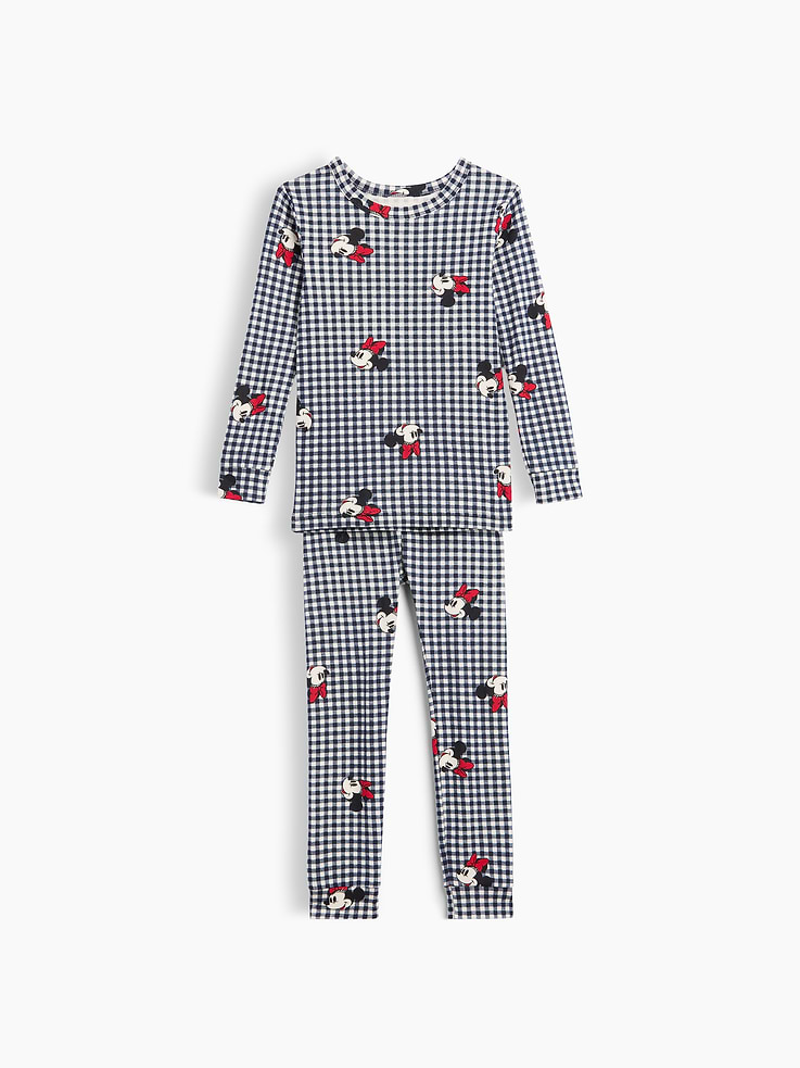 Image 3 of 5, Kids & babyGap × Disney Minnie Mouse Print PJ Set