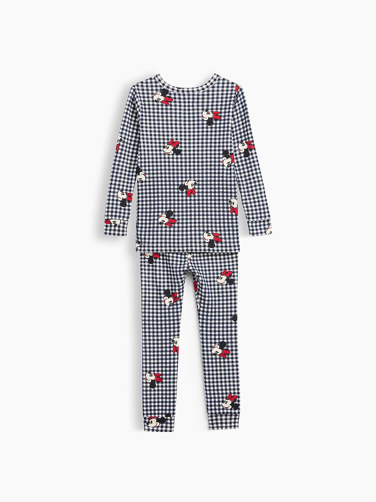 Image 4 of 5, Kids & babyGap × Disney Minnie Mouse Print PJ Set