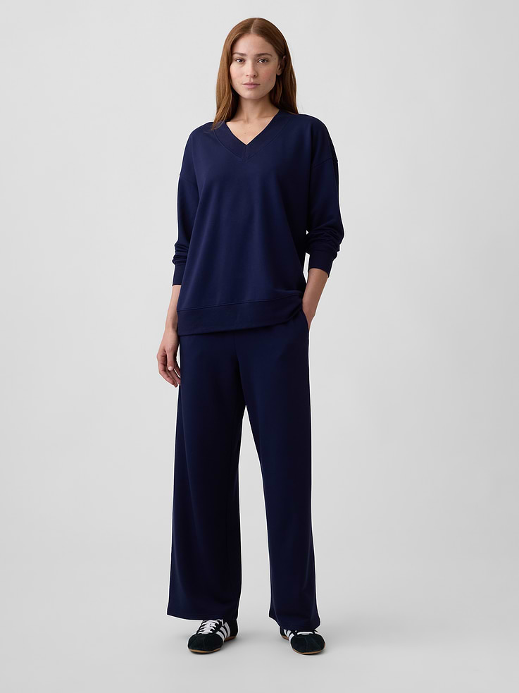 Image number 1 showing, CloudLight Relaxed Wide-Leg Sweatpants