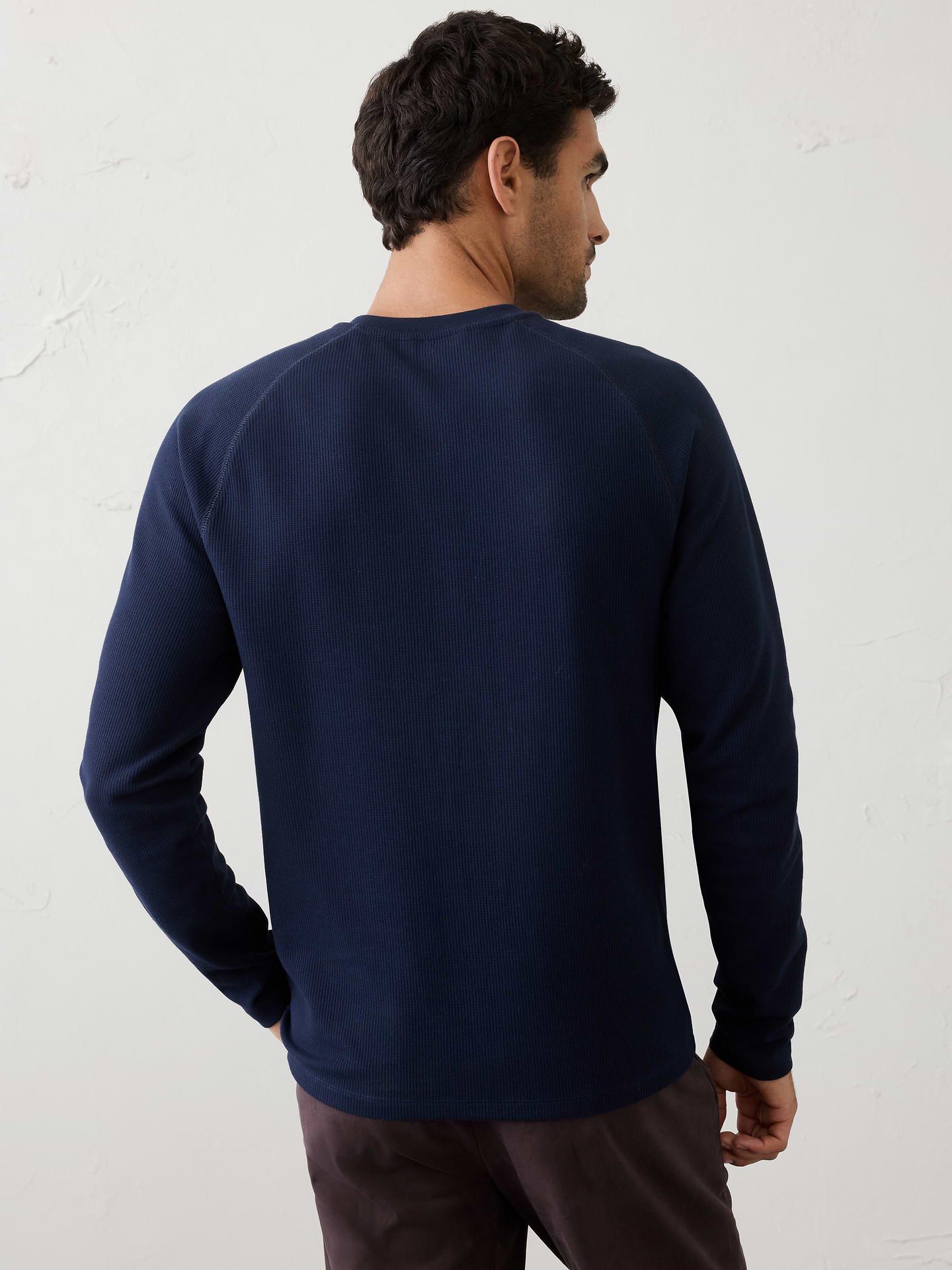 Image number 2 showing, Waffle Henley