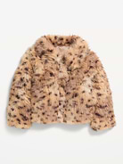 Image 2 of 2, Faux-Fur Jacket for Girls