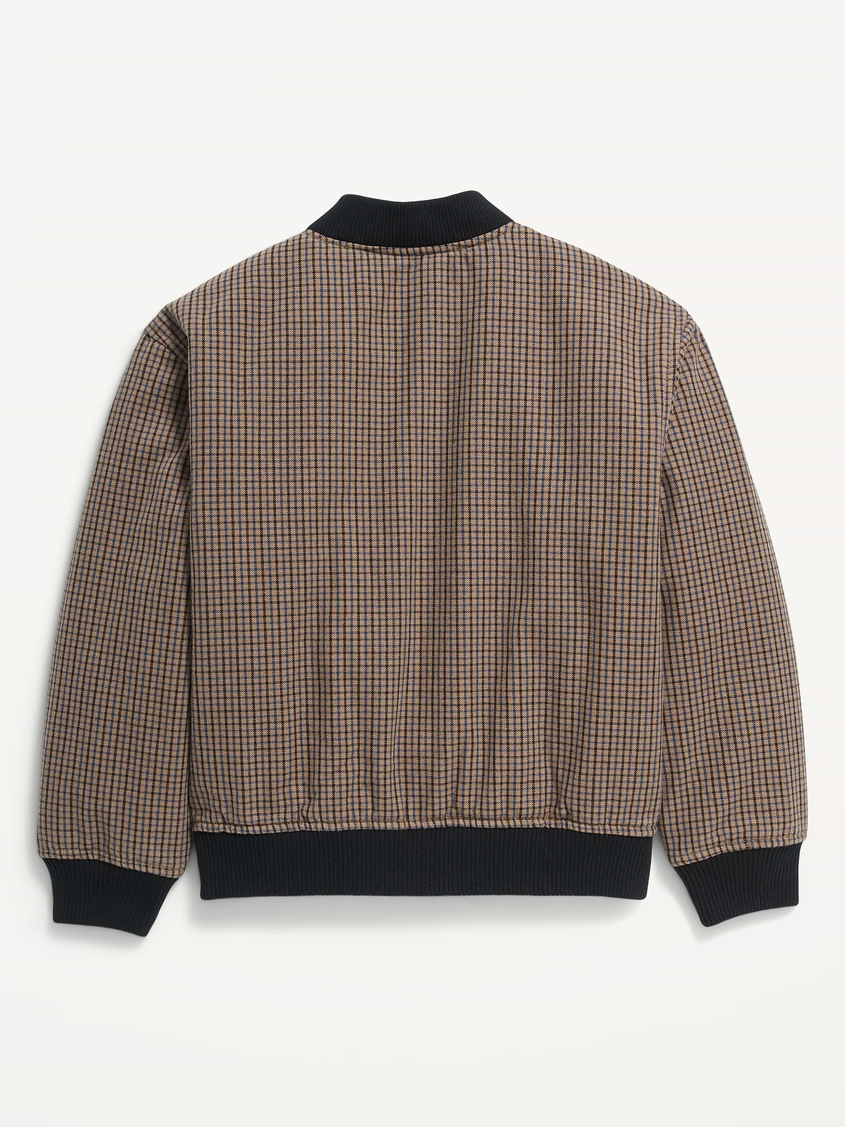 Image 3 of 3, Oversized Twill Bomber Jacket for Boys