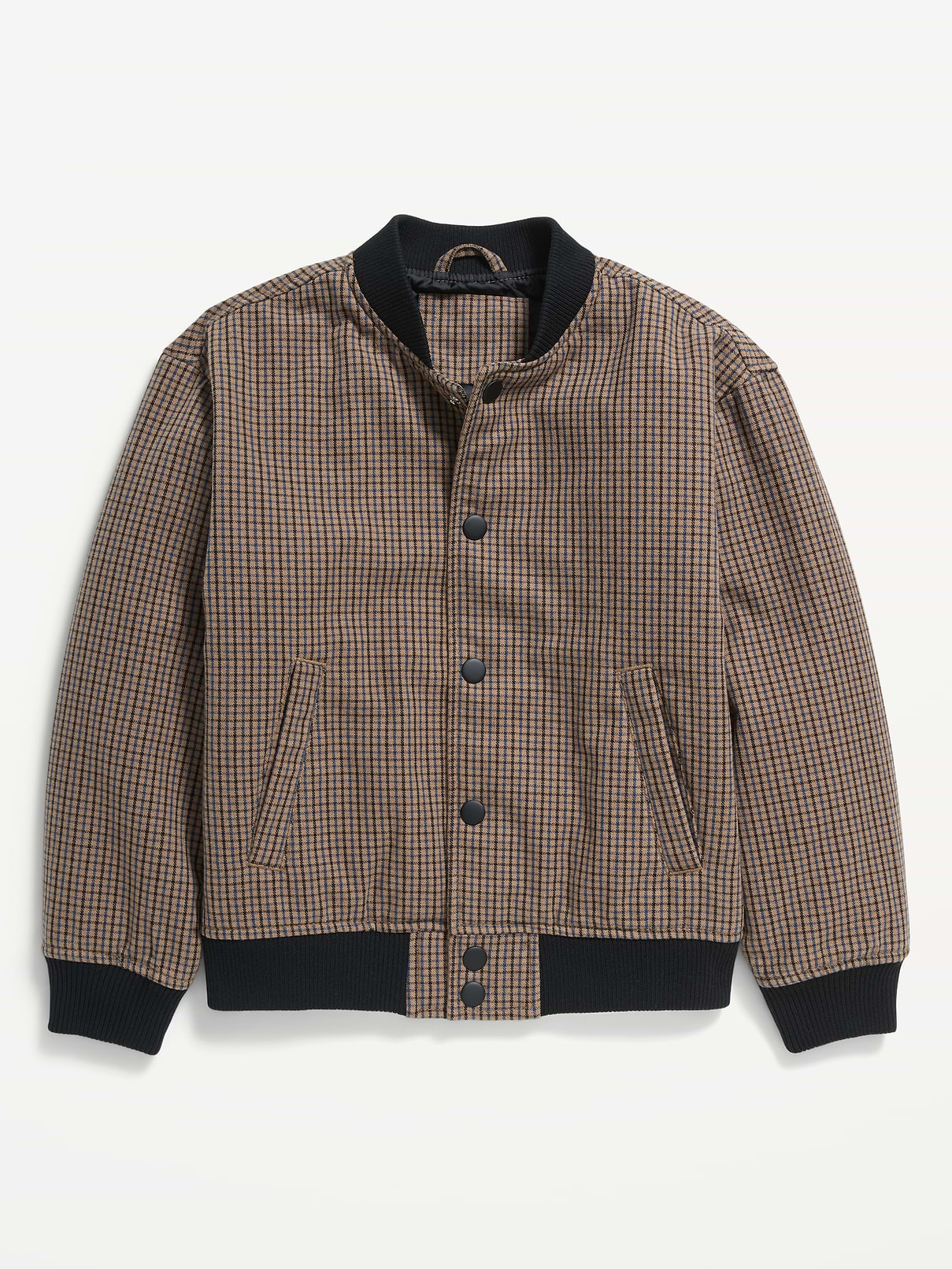 Image 2 of 3, Oversized Twill Bomber Jacket for Boys