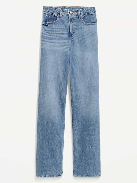 Extra High-Waisted Wide-Leg Jeans