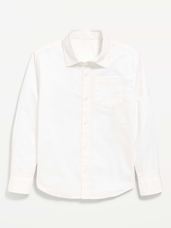 Chemise d’uniforme oxford légère pour garçon
