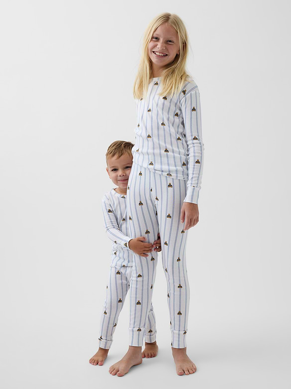 Kids & Baby Organic Brushed Cotton PJ Set
