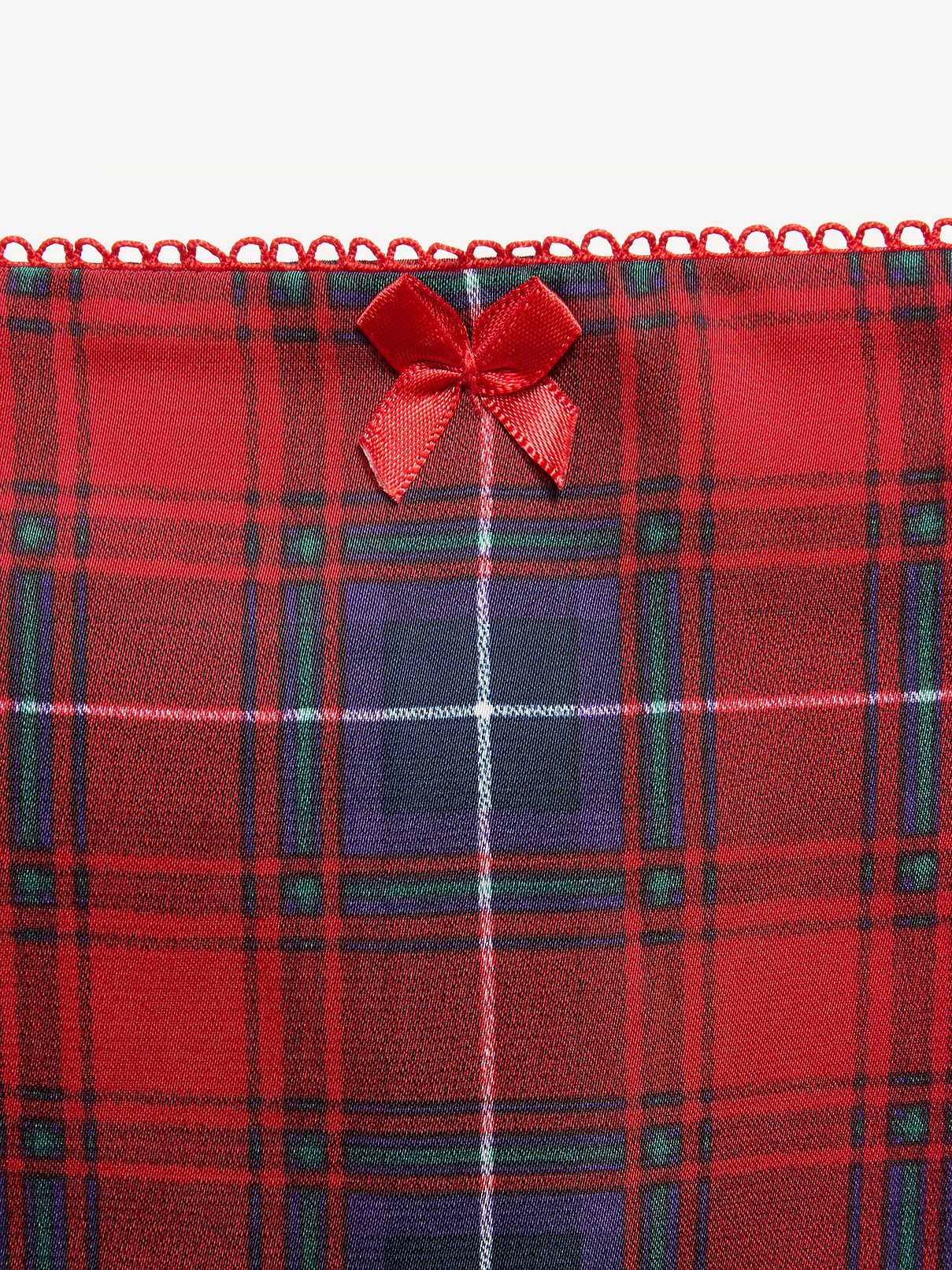 Image 5 of 5, Plaid Satin Skirt for Girls