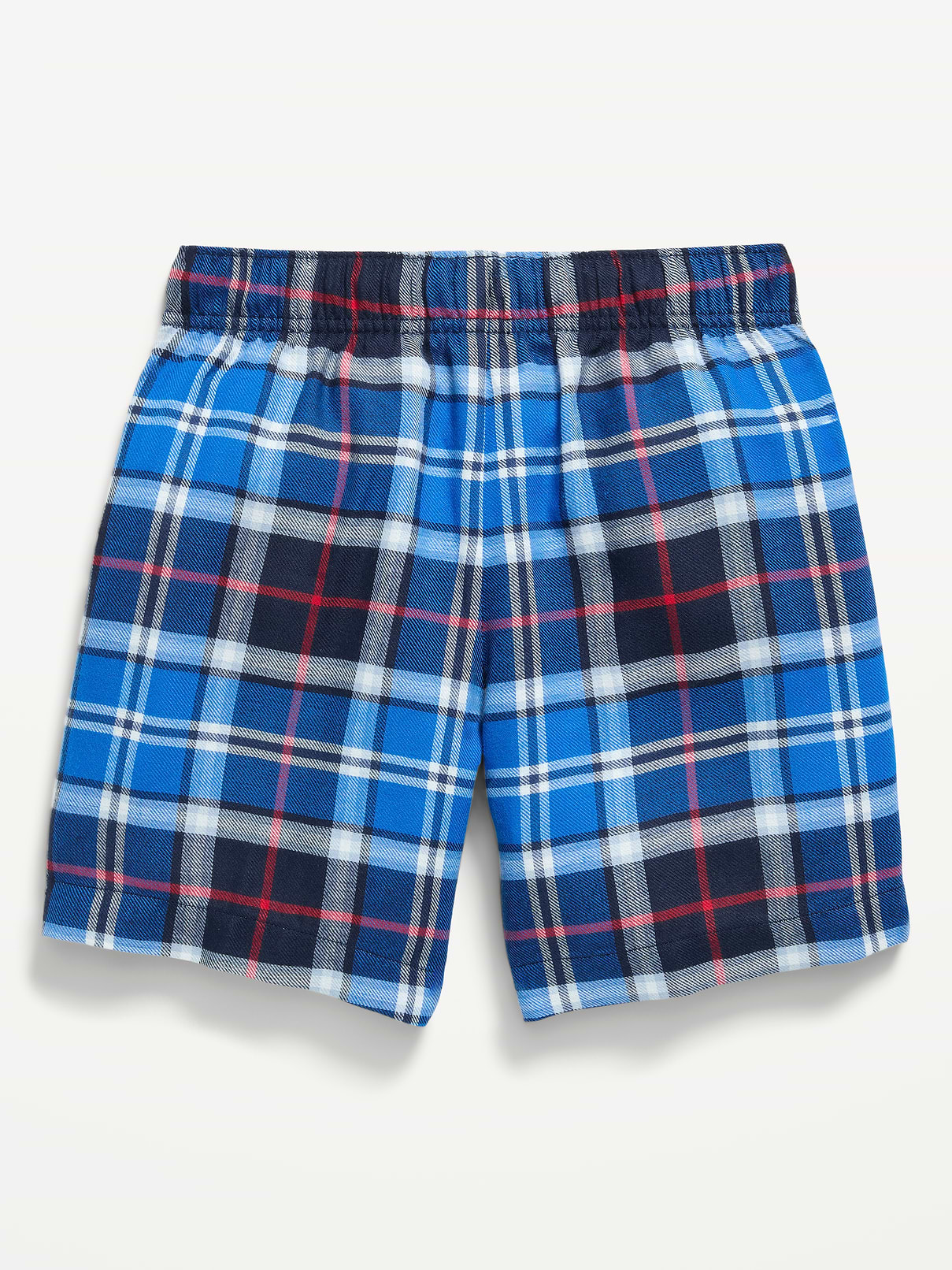 Image 2 of 2, Plaid Flannel Pajama Shorts for Boys