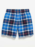 Image 2 of 2, Plaid Flannel Pajama Shorts for Boys
