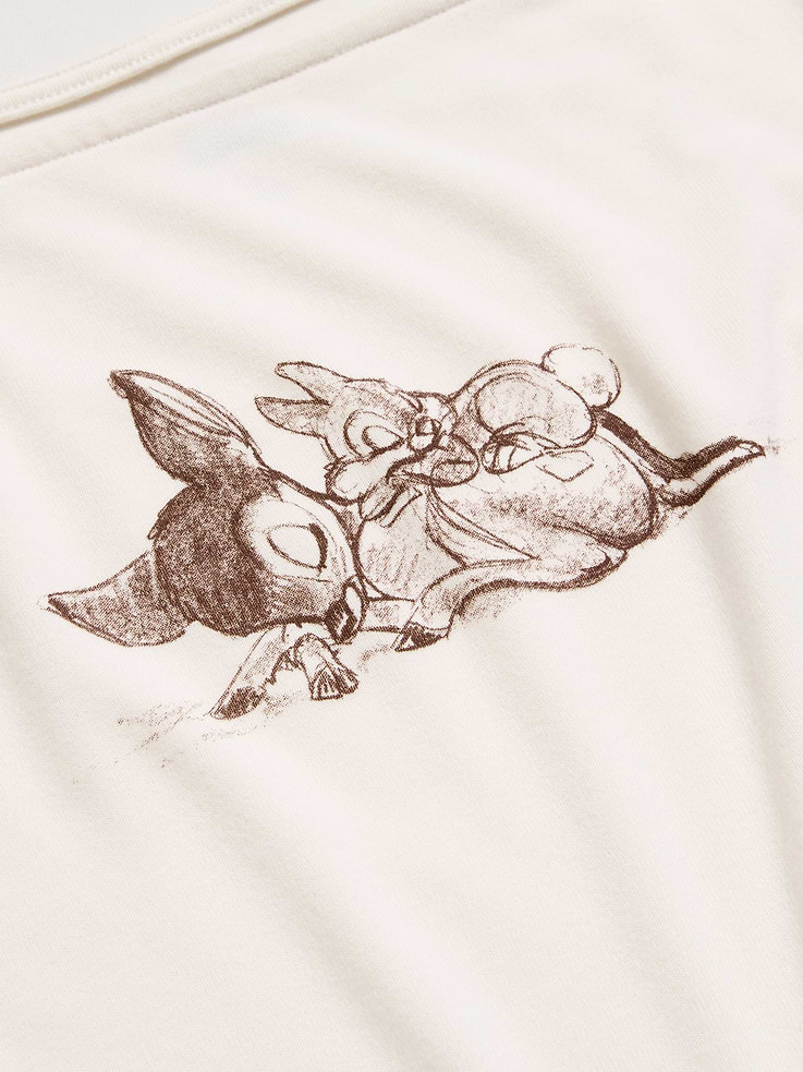 Image 6 of 6, Old Navy x Disney Bambi Boatneck Top for Women