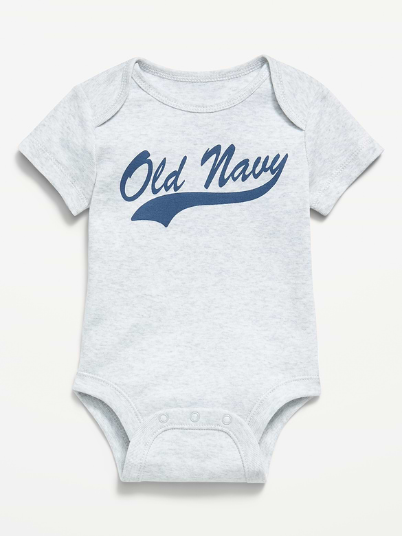 Short-Sleeve Logo Graphic Bodysuit for Baby