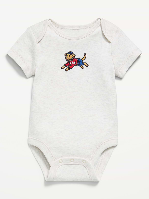 Short-Sleeve Logo Graphic Bodysuit for Baby