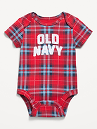 Image 1 of 1, envelope neckline, short sleeves, logo graphic at front, snaps along inseam, Product #1186699