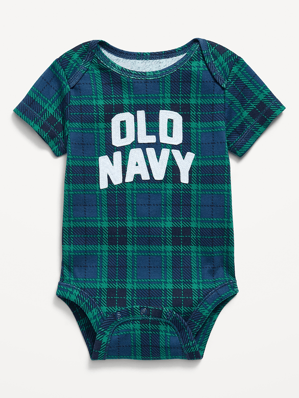 Short-Sleeve Logo Graphic Bodysuit for Baby