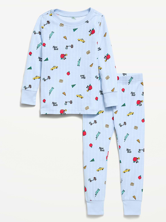 Disney© Unisex Snug-Fit Pajama Set for Toddler & Baby