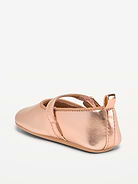 Image number 3 showing, Faux-Leather Ballet Flats for Baby