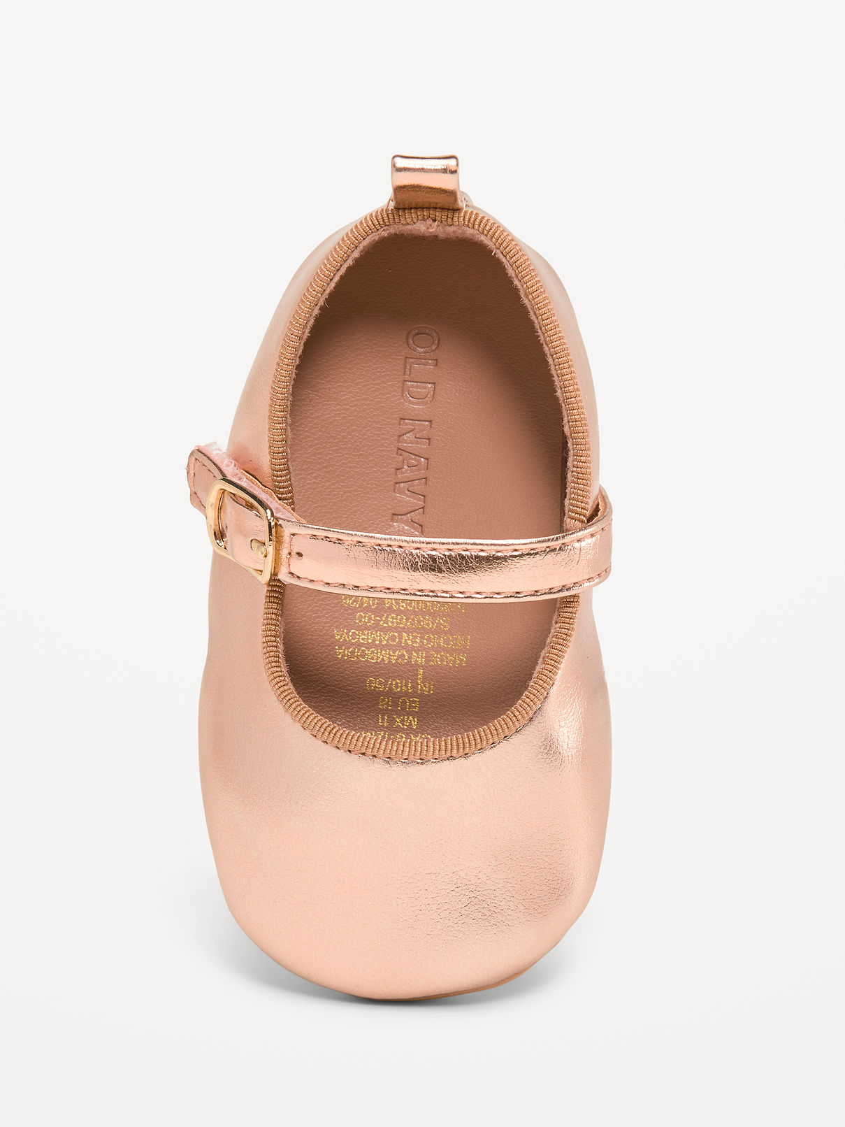 Image number 2 showing, Faux-Leather Ballet Flats for Baby