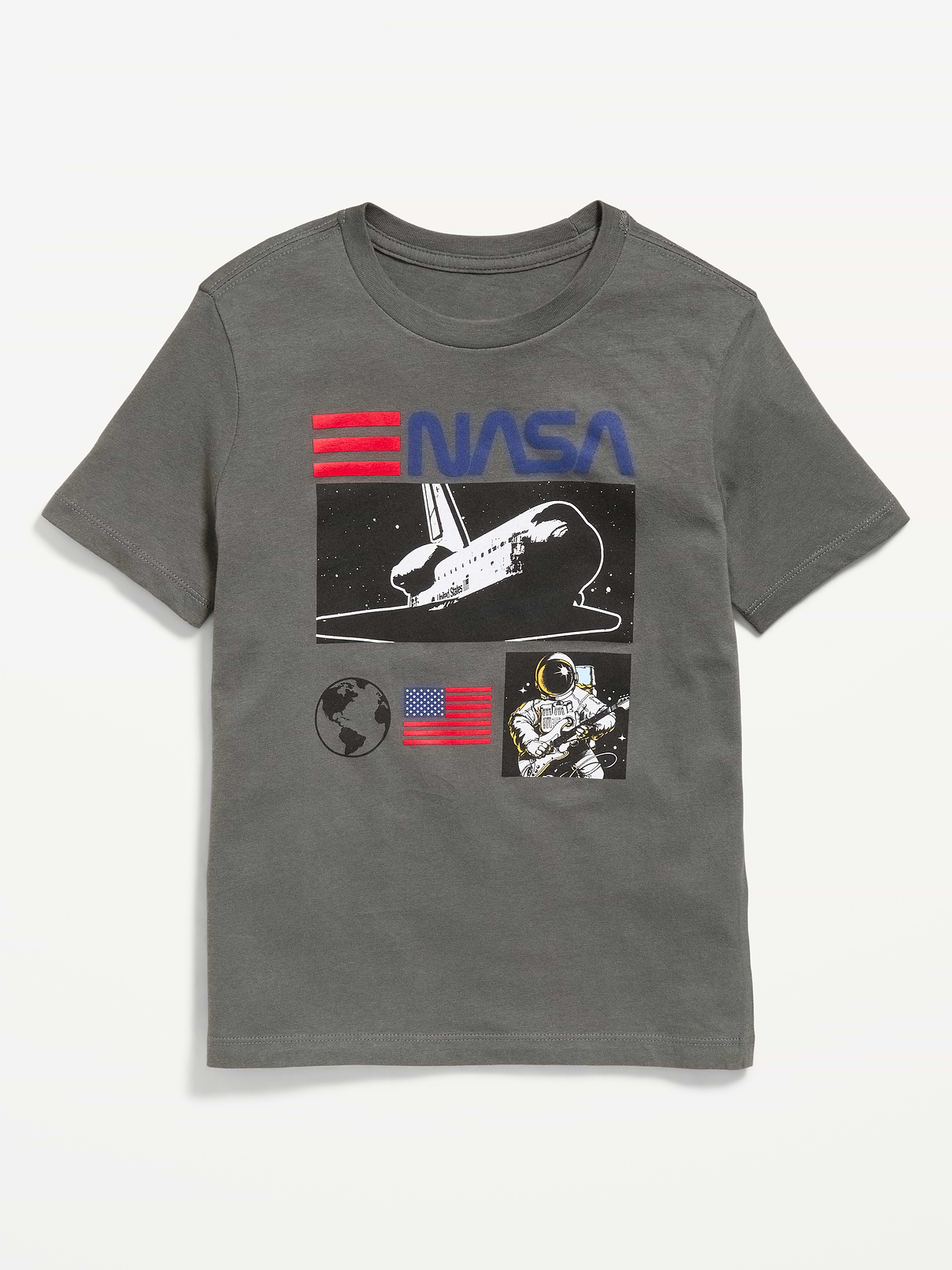Image number 1 showing, NASA Gender-Neutral Graphic T-Shirt for Kids