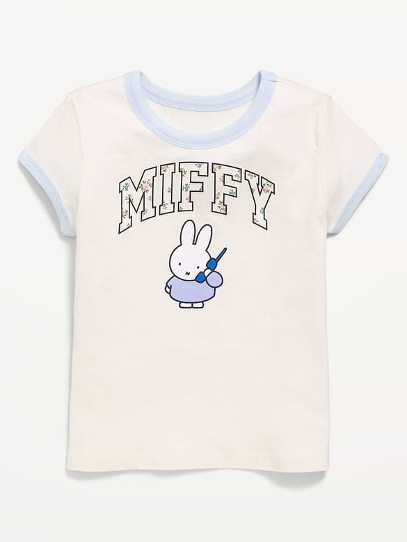 Miffy™ Graphic Ringer T-Shirt for Girls