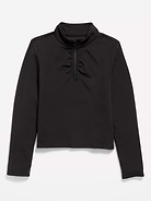 Image number 3 showing, StudioSmooth Half-Zip Performance Top for Girls