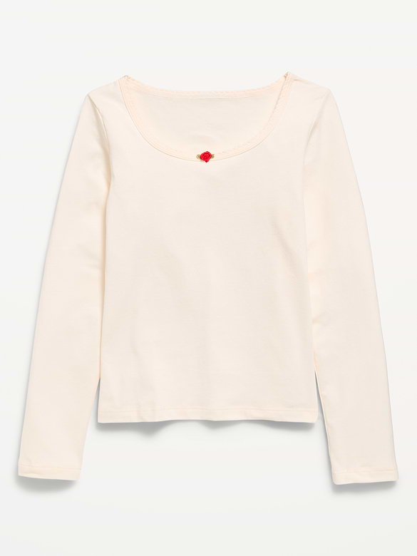 Fitted Long-Sleeve Top for Girls