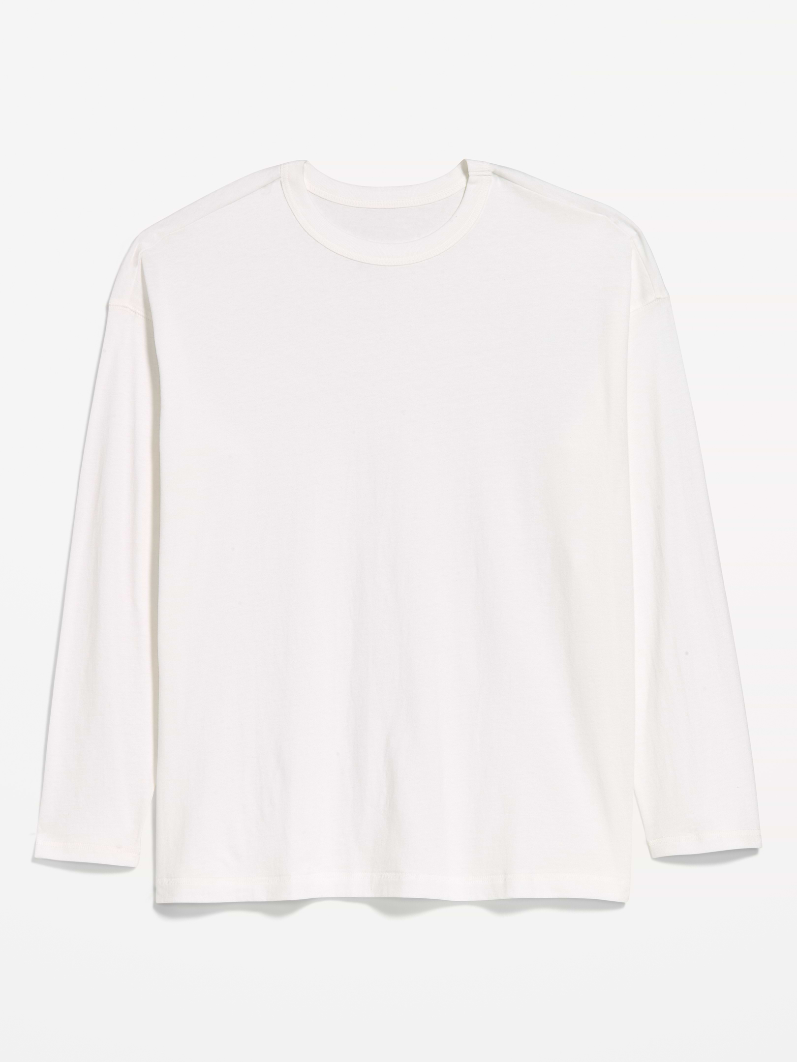 Image number 1 showing, Oversized EveryWear Long-Sleeve Tunic T-Shirt