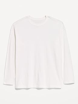 Image number 1 showing, Oversized EveryWear Long-Sleeve Tunic T-Shirt