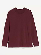 Image number 2 showing, Oversized EveryWear Long-Sleeve Tunic T-Shirt