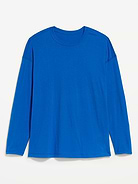 Image number 1 showing, Oversized EveryWear Long-Sleeve Tunic T-Shirt