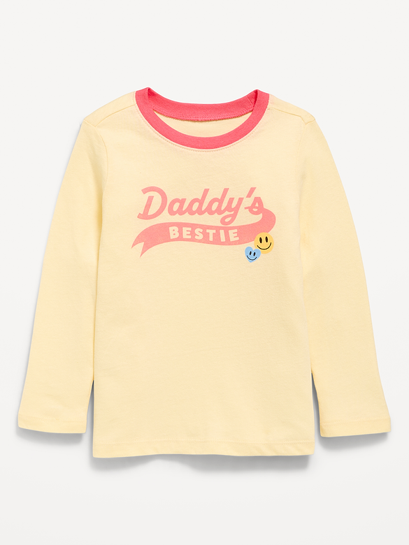 Long-Sleeve Graphic T-Shirt for Toddler Girls