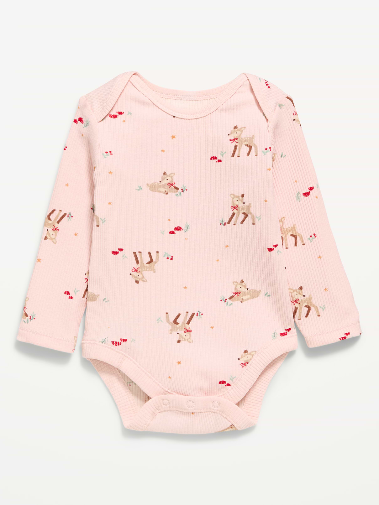Image 1 of 1, envelope neckline, long sleeves, snaps along inseam, all-over print, Product #911079