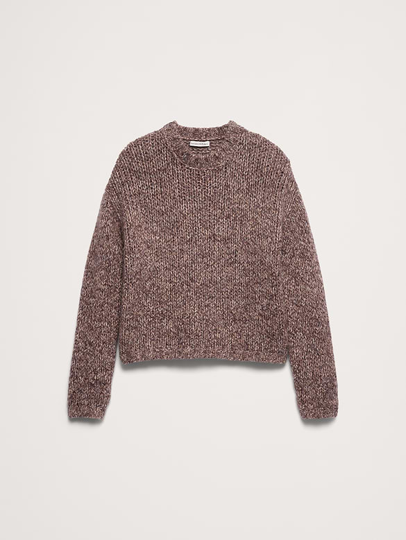 Merino-Cashmere Crew-Neck Sweater
