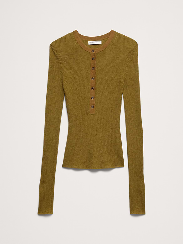 Featherweight Cashmere Henley