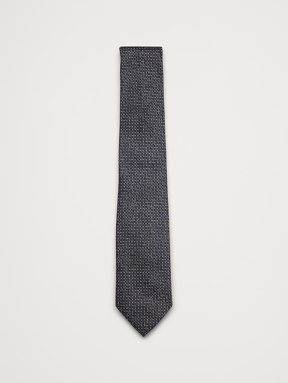 Wool Birdseye Tie by Tino Cosma