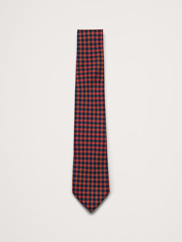 Geometric Silk Tie by Tino Cosma