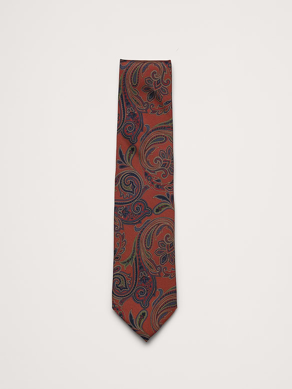 Paisley Silk Tie by Tino Cosma