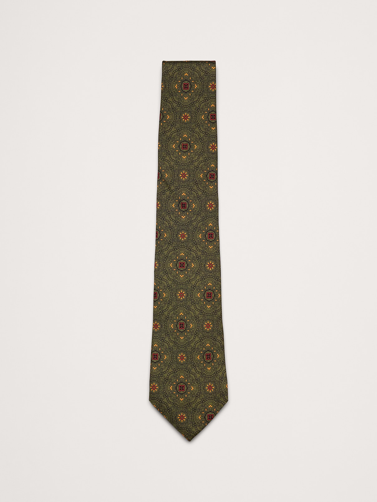 Geometric Silk Tie by Tino Cosma