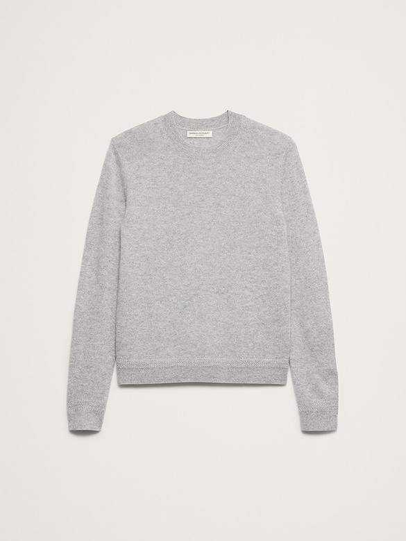 Lightweight Cashmere Crew-Neck Sweater
