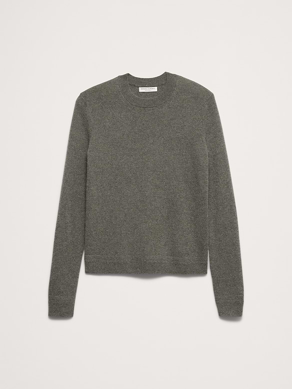 Lightweight Cashmere Crew-Neck Sweater
