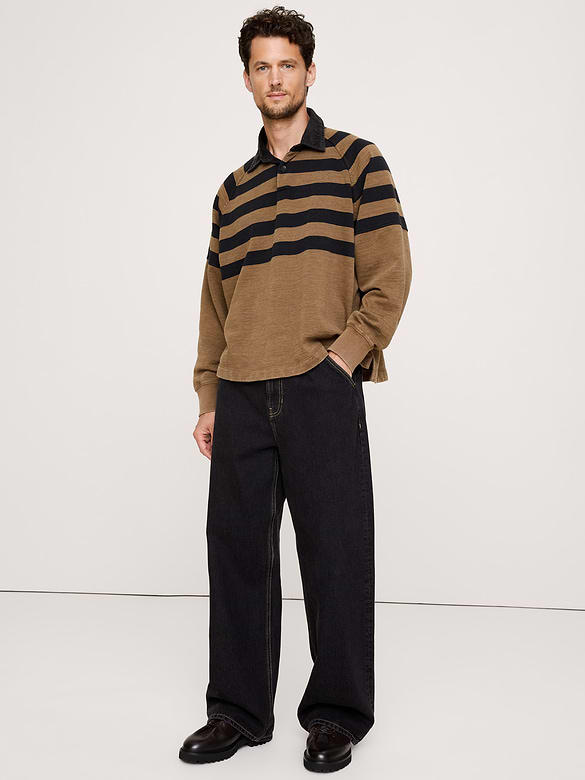 Archive Reissue Striped Rugby Jersey