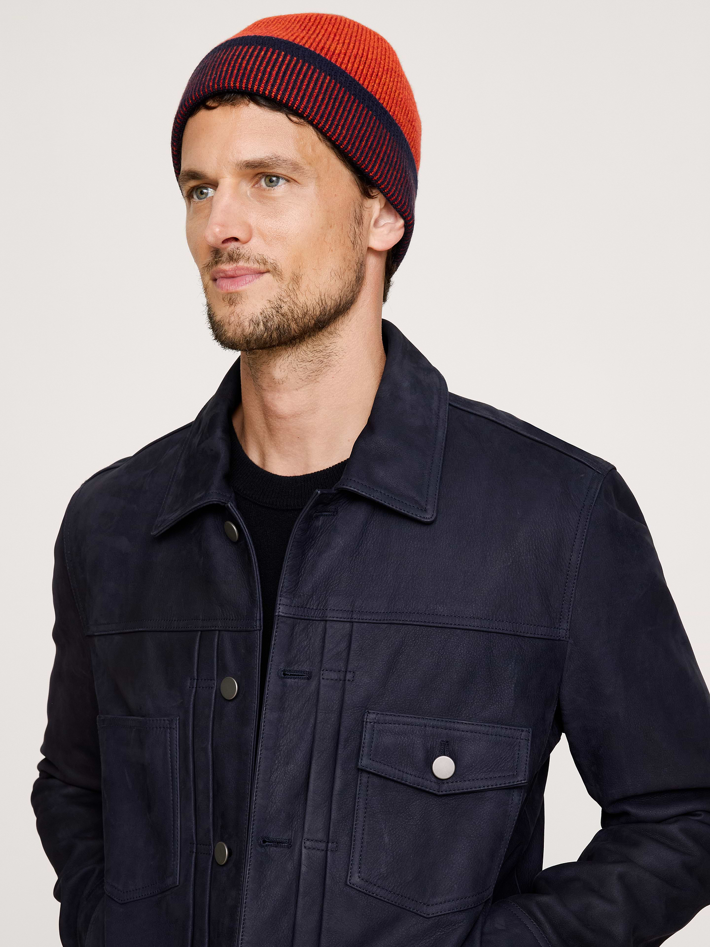 Image number 2 showing, Merino Lightweight Striped Beanie