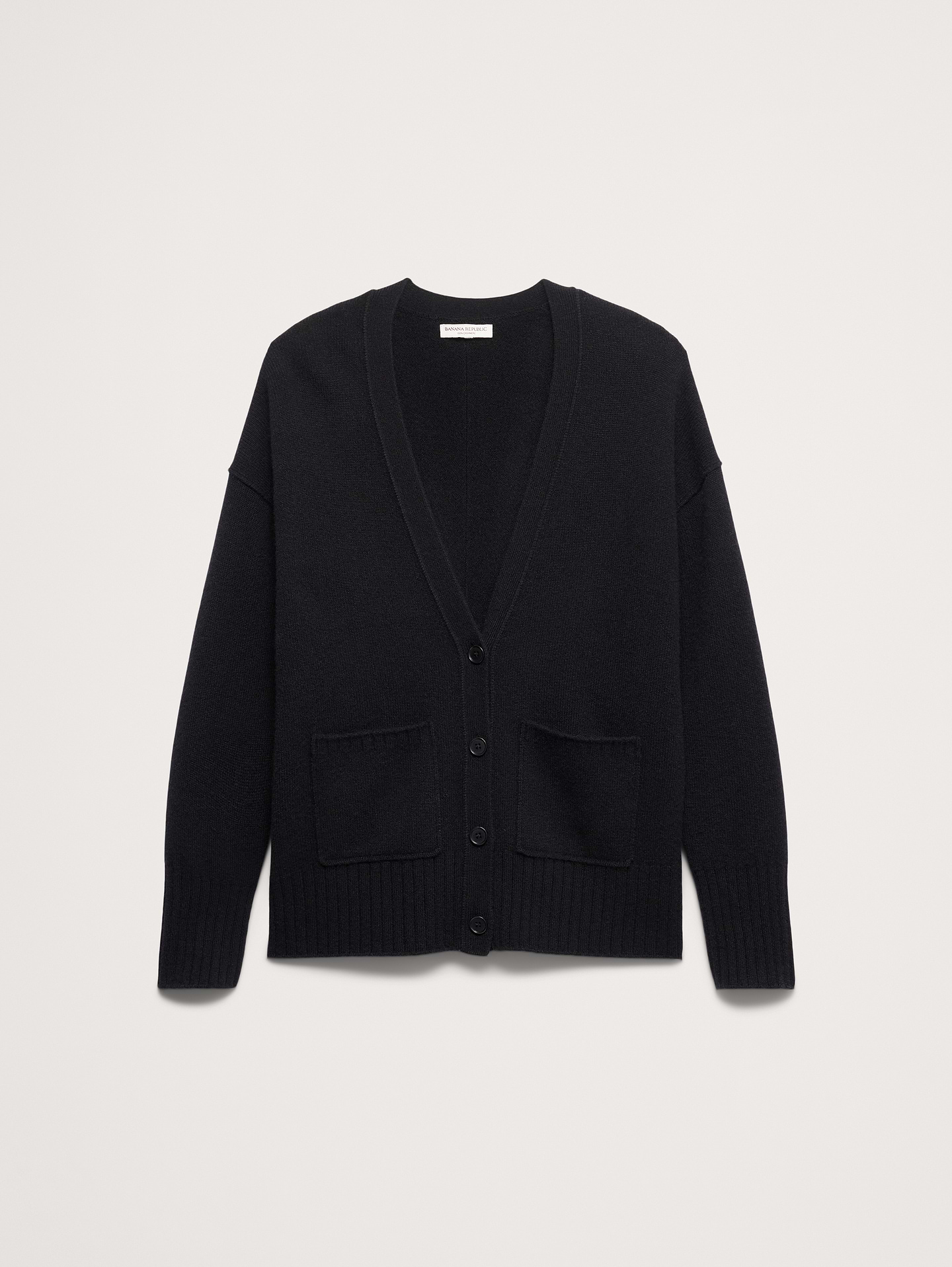 L'image numéro 5 présente Cardigan boyfriend surdimensionné en cachemire