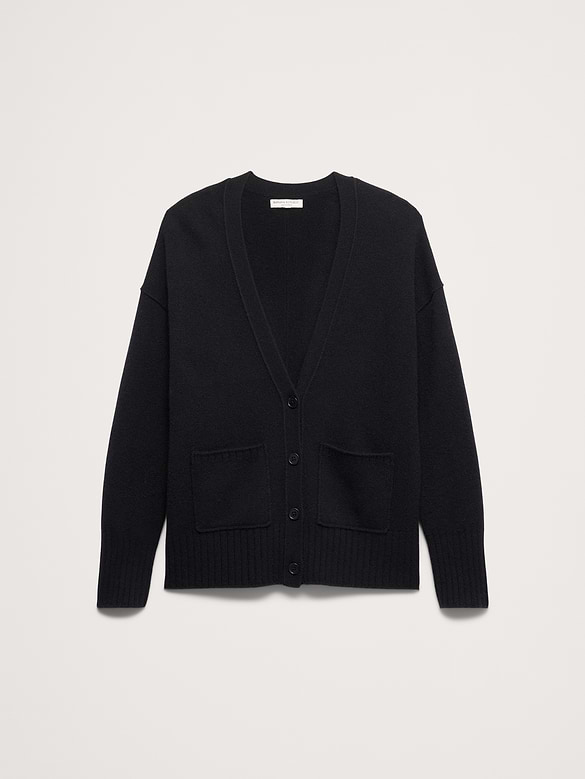 Oversized Cashmere Boyfriend Cardigan