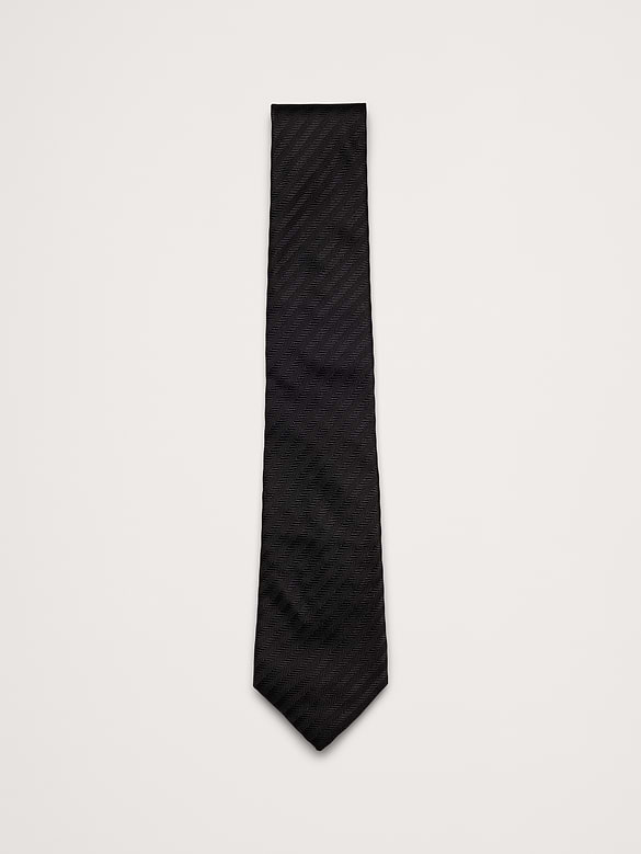 Solid Silk Tie by Tino Cosma