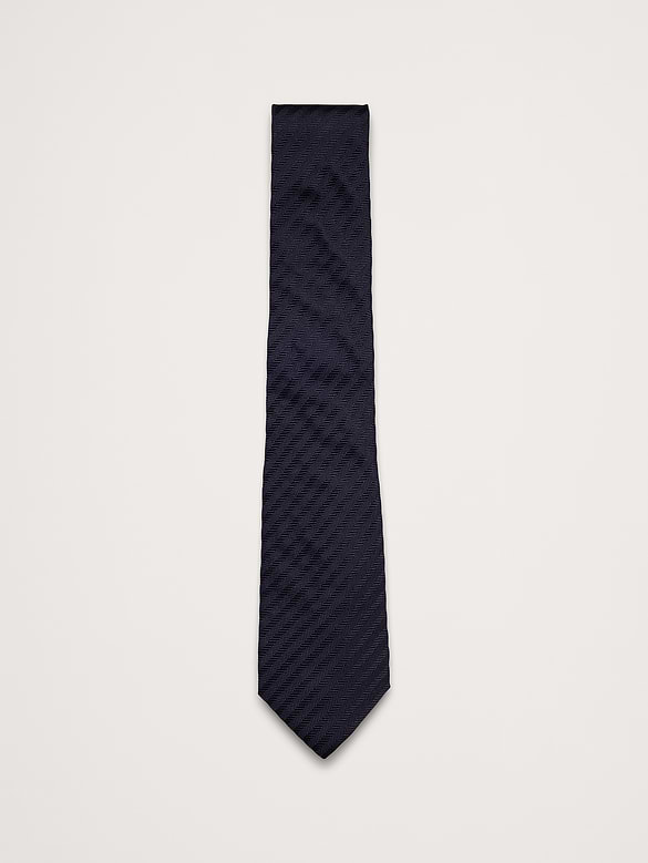 Solid Silk Tie by Tino Cosma