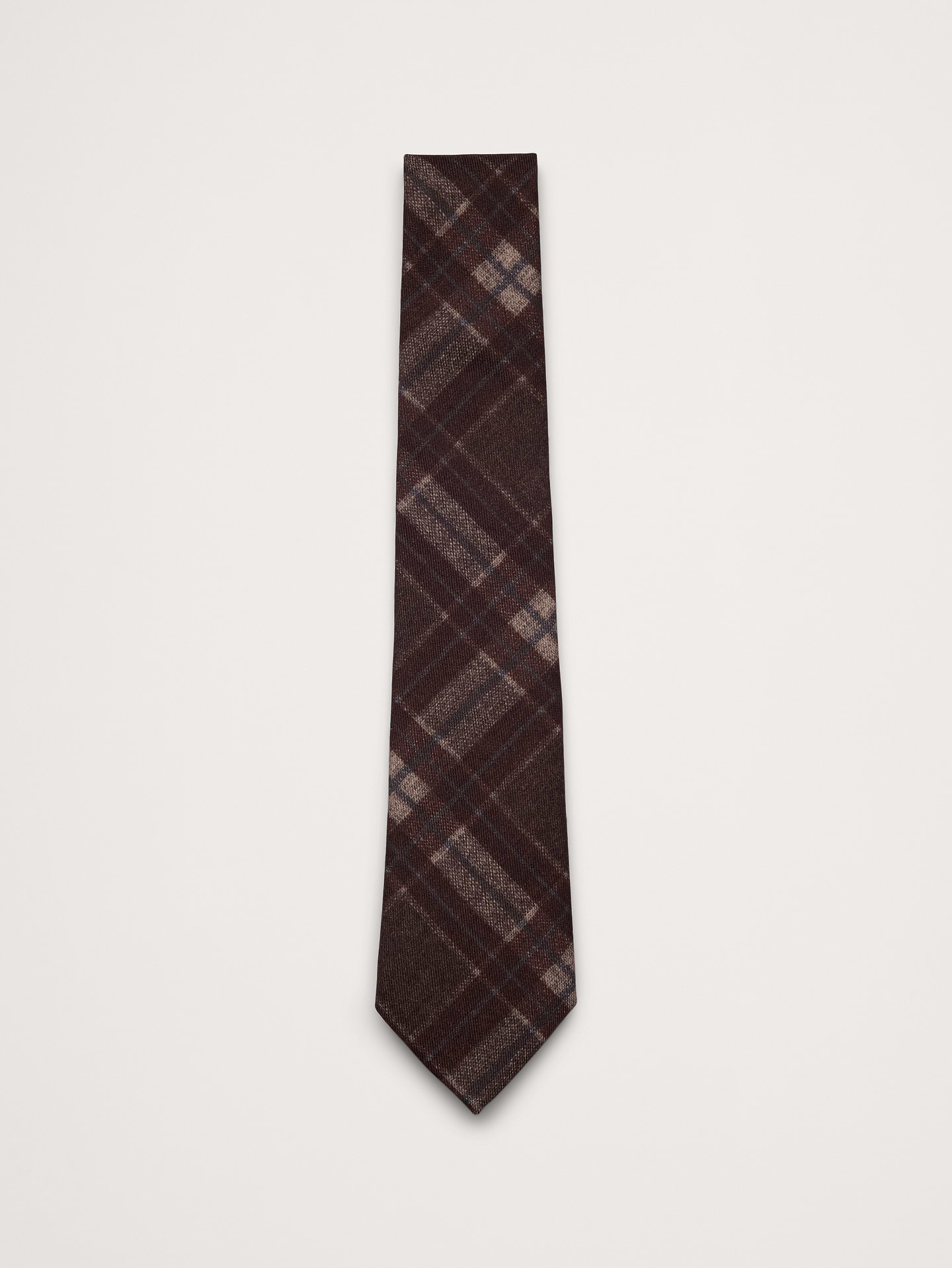 Image number 1 showing, Plaid Wool Tie by Tino Cosma