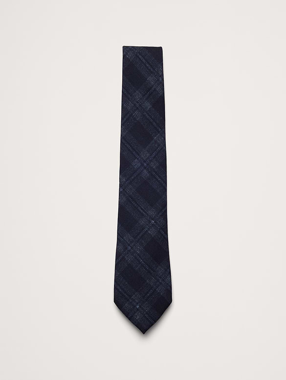 Plaid Wool Tie by Tino Cosma
