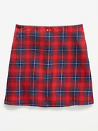 Image 4 of 5, Plaid Satin Skirt for Girls