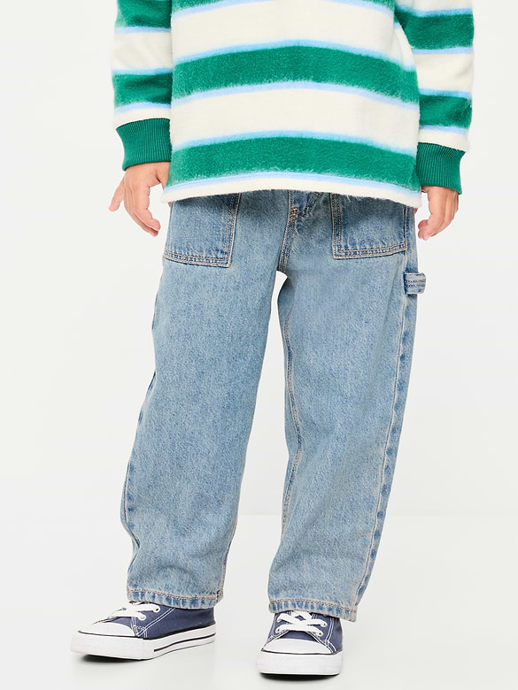 Super Baggy Carpenter Jeans for Toddler Boys
