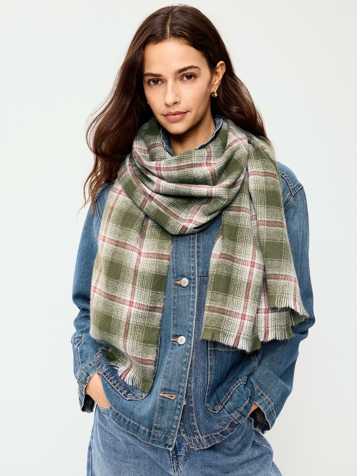 Image number 1 showing, Flannel Printed Scarf
